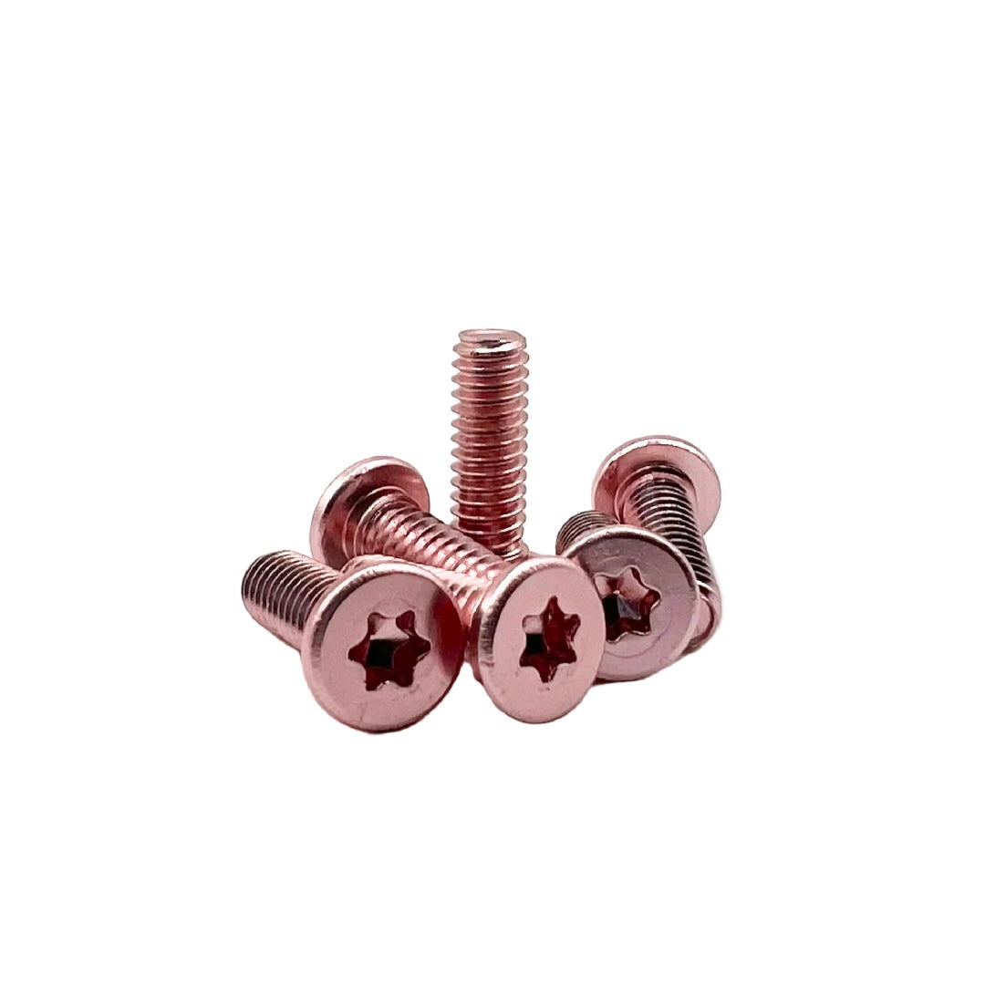 T15 Aluminum Flat Head Screws, 0.04" Shoulder