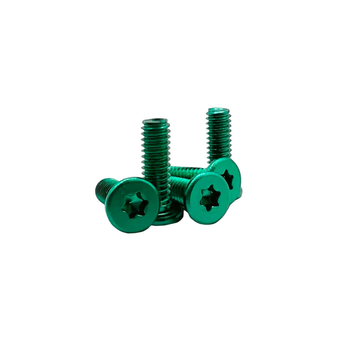 T15 Aluminum Flat Head Screws, 0.04" Shoulder