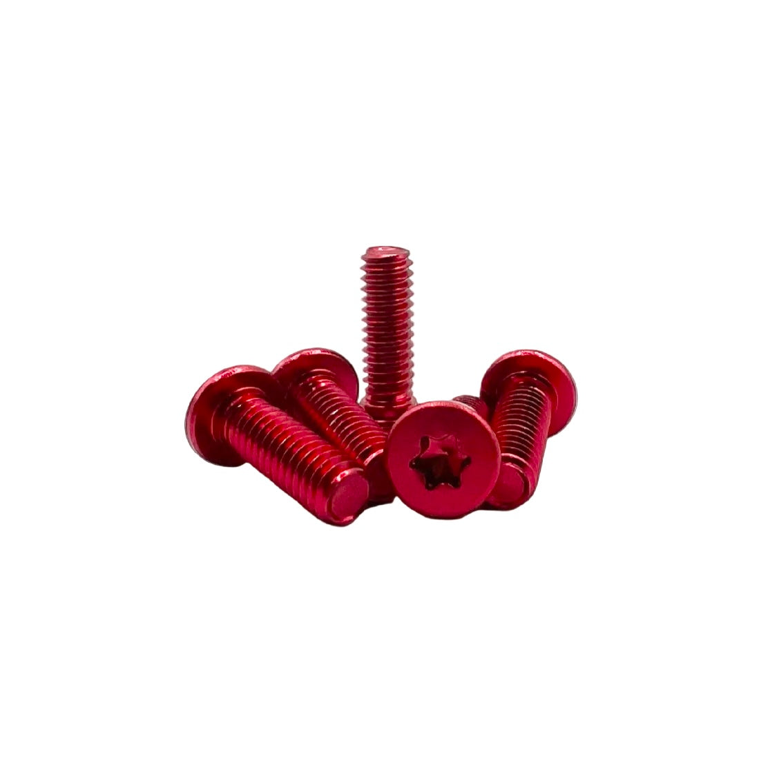 T15 Aluminum Flat Head Screws, 0.04" Shoulder