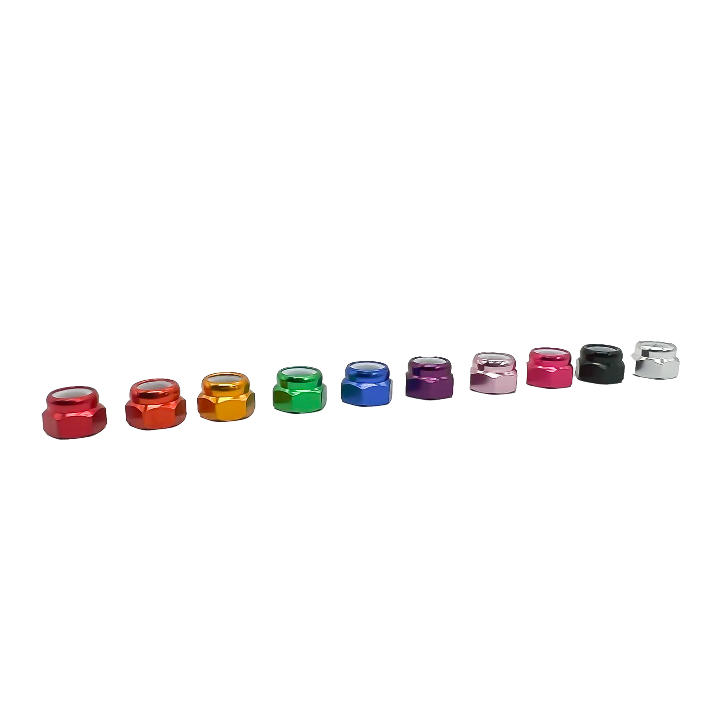 1/4” Aluminum Anodized Nylock Nuts Rev. 001