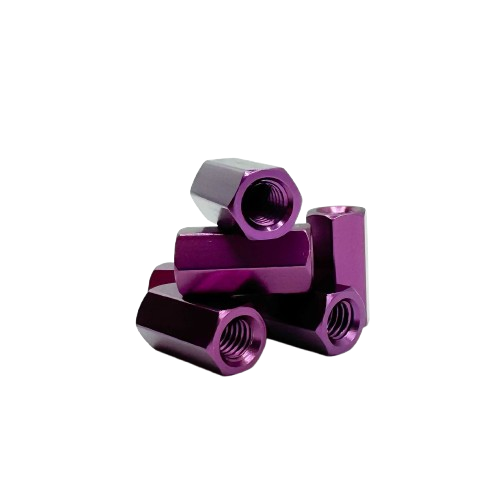 Purple Aluminum Hex Standoffs