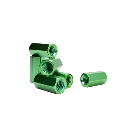 Green Aluminum Hex Standoffs