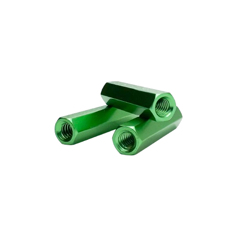 Green Aluminum Hex Standoffs