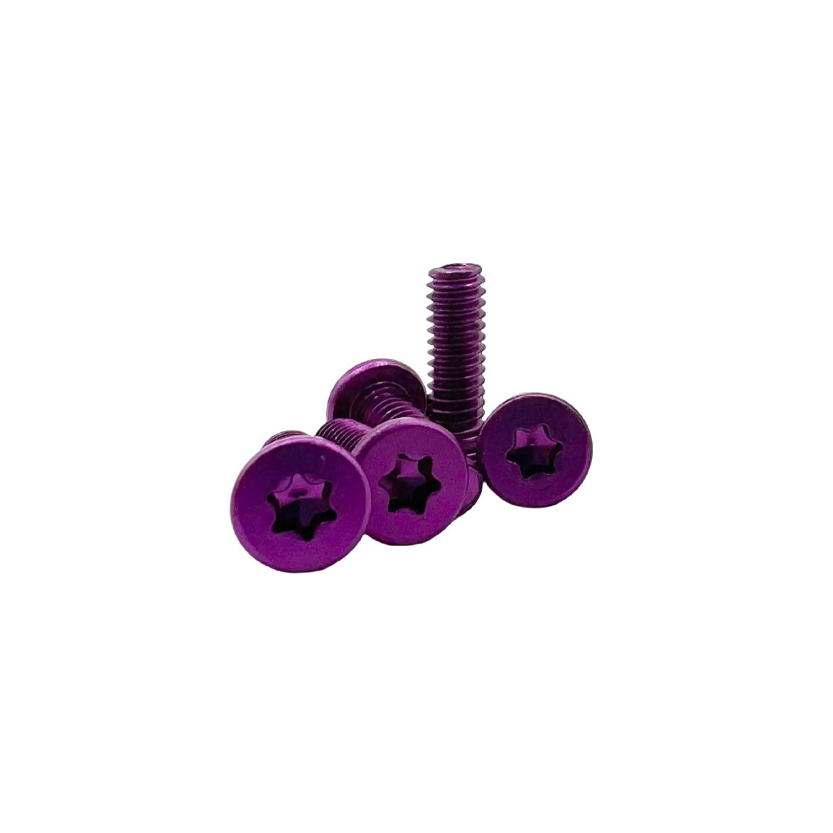 T15 Aluminum Flat Head Screws, 0.04" Shoulder