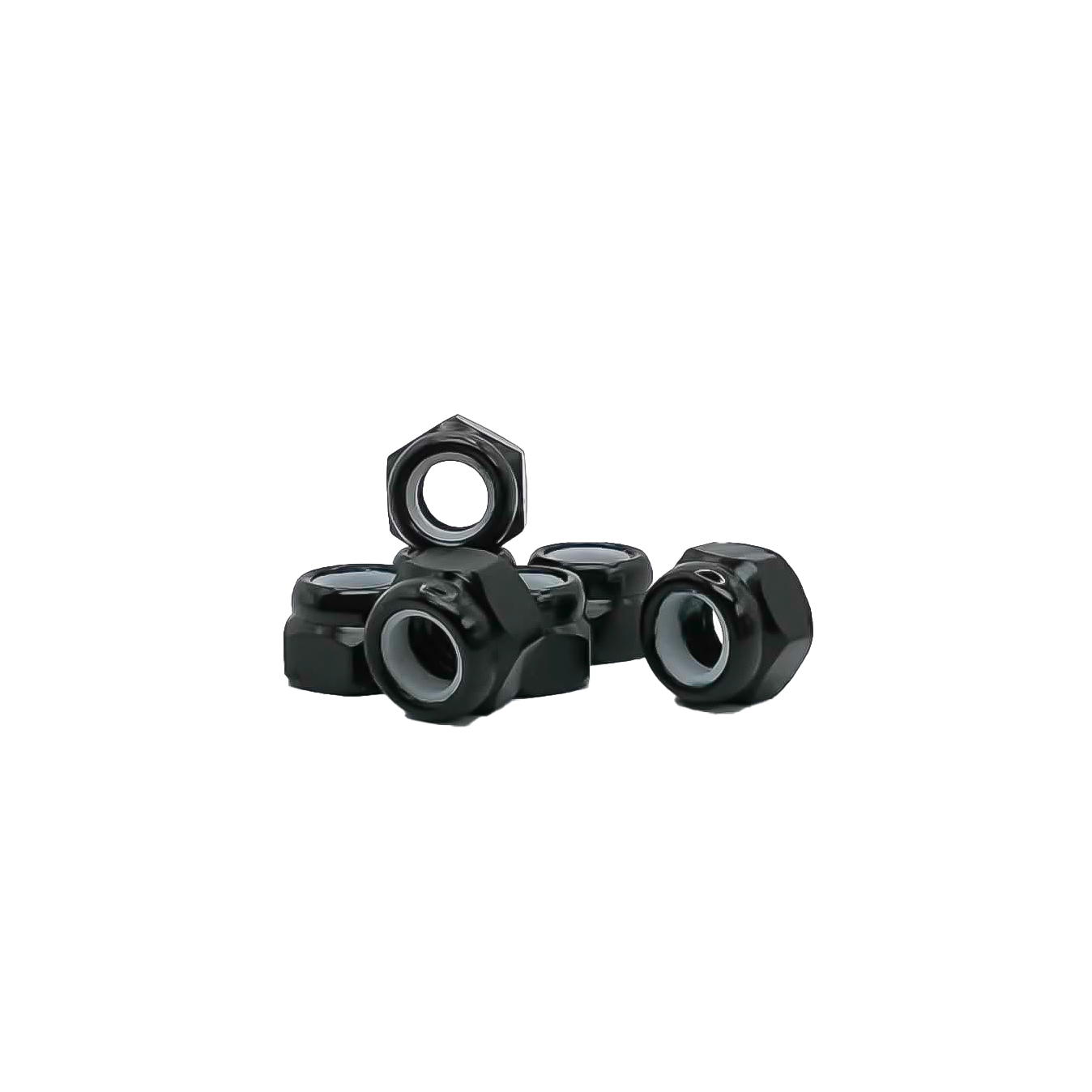 1/4” Aluminum Anodized Nylock Nuts Rev. 001