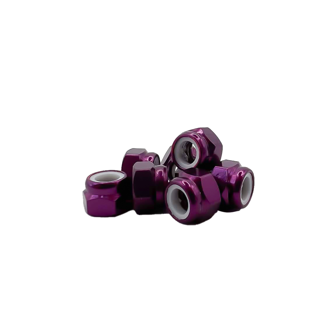 1/4” Aluminum Anodized Nylock Nuts Rev. 001
