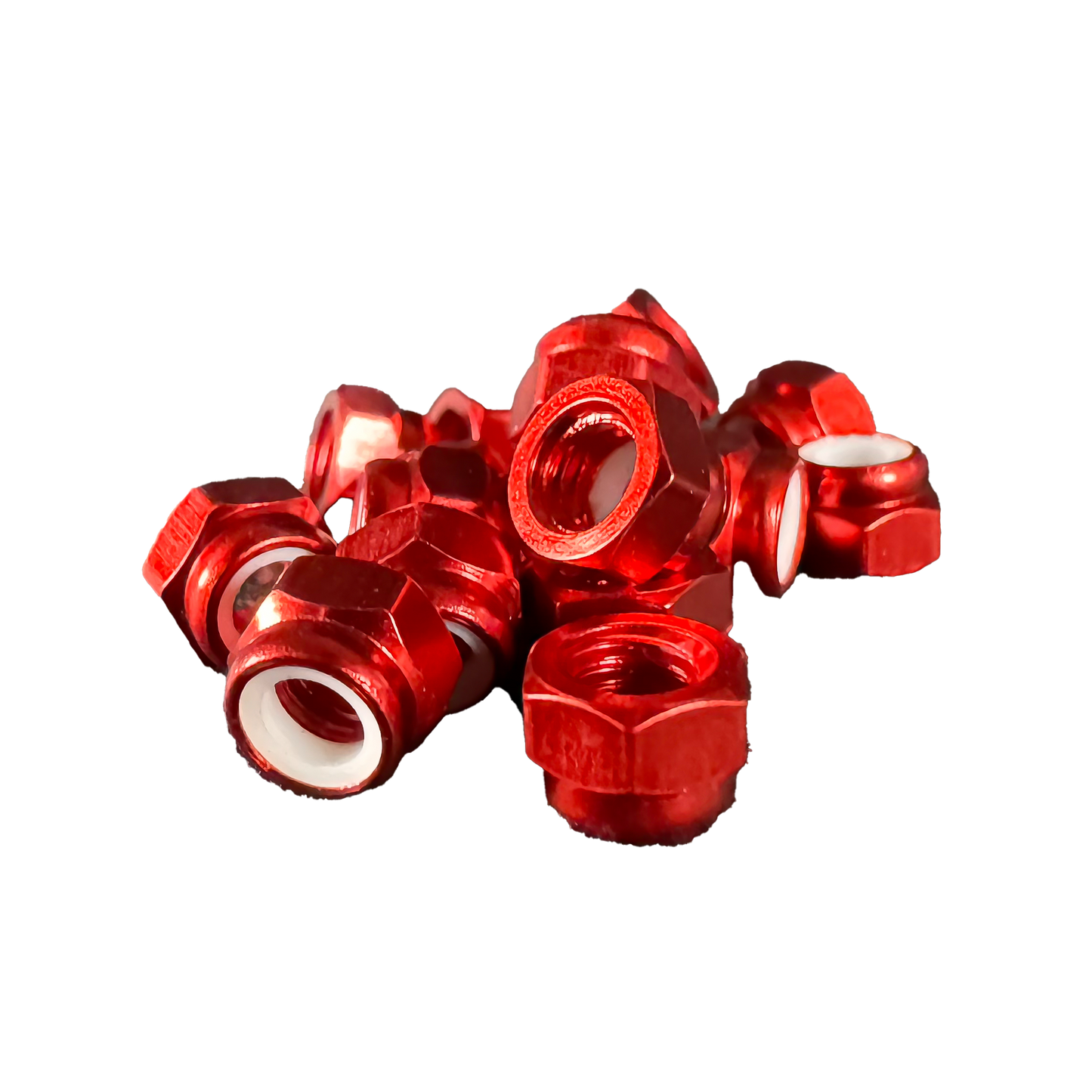 1/4” Aluminum Anodized Nylock Nuts Rev. 001