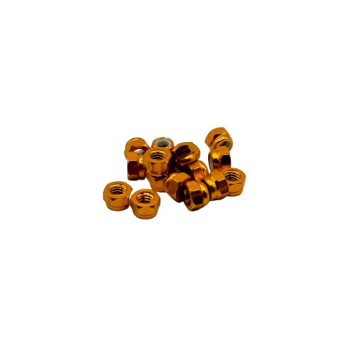 1/4” Aluminum Anodized Nylock Nuts Rev. 001