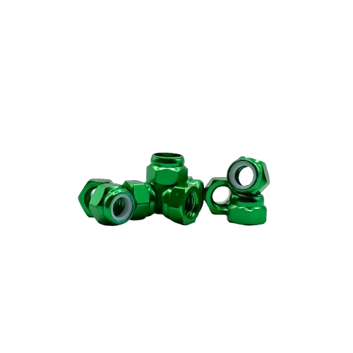 1/4” Aluminum Anodized Nylock Nuts Rev. 001