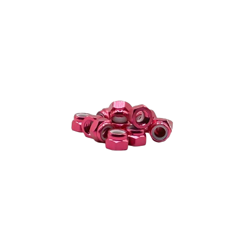 1/4” Aluminum Anodized Nylock Nuts Rev. 001