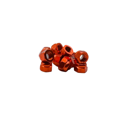1/4” Aluminum Anodized Nylock Nuts Rev. 001